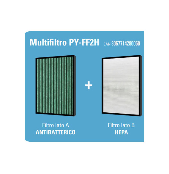  PY-FF2H MULTIFILTRO PURIFY PY-FF2H PER SERIE F COMPRENDENTE FILTRO HE