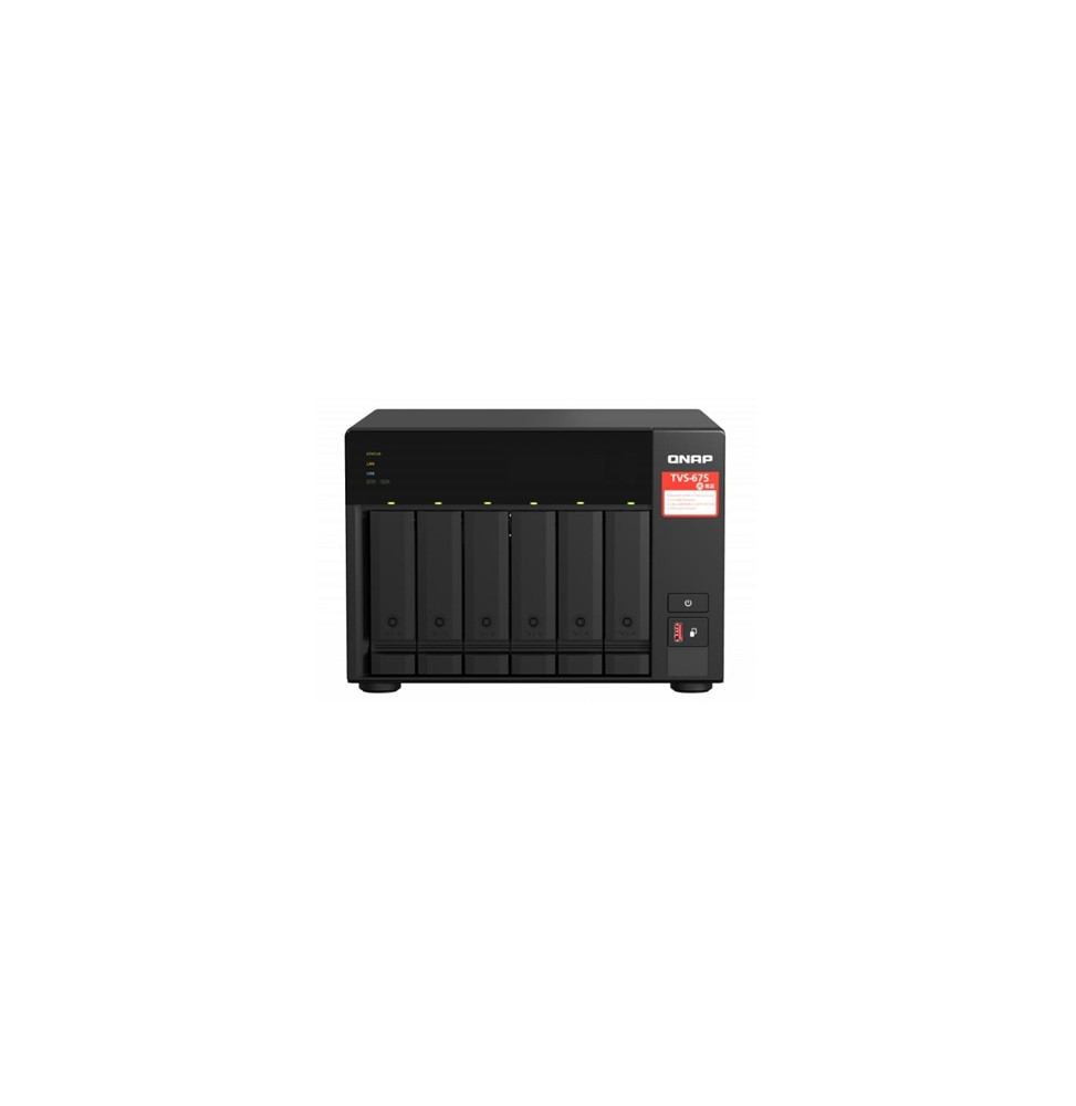  TVS-675-8G NAS QNAP TVS-675-8G 6HD 3,5"/2,5"SATA6NO HD4P 2.5GBE 4P US