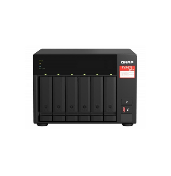  TVS-675-8G NAS QNAP TVS-675-8G 6HD 3,5"/2,5"SATA6NO HD4P 2.5GBE 4P US