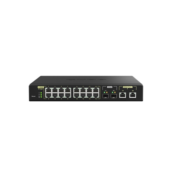  QSW-M2116P-2T2S SWITCH QNAP QSW-M2116P-2T2S 16P POE 2.5GBE RJ45 802.3