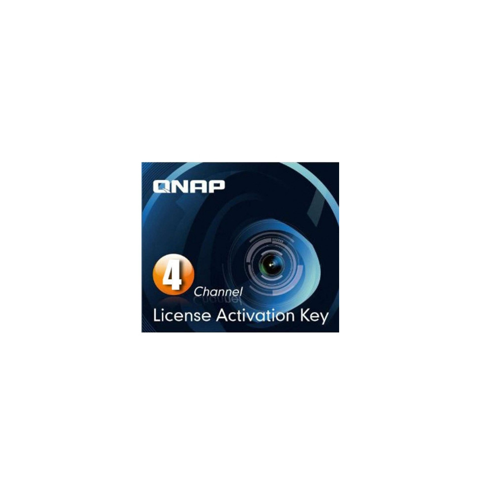  LIC-SW-SURVEILLANCE-4CH-EI LICENCE CAMERA QNAP LIC-SW-SURVEILLANCE-4CH-E