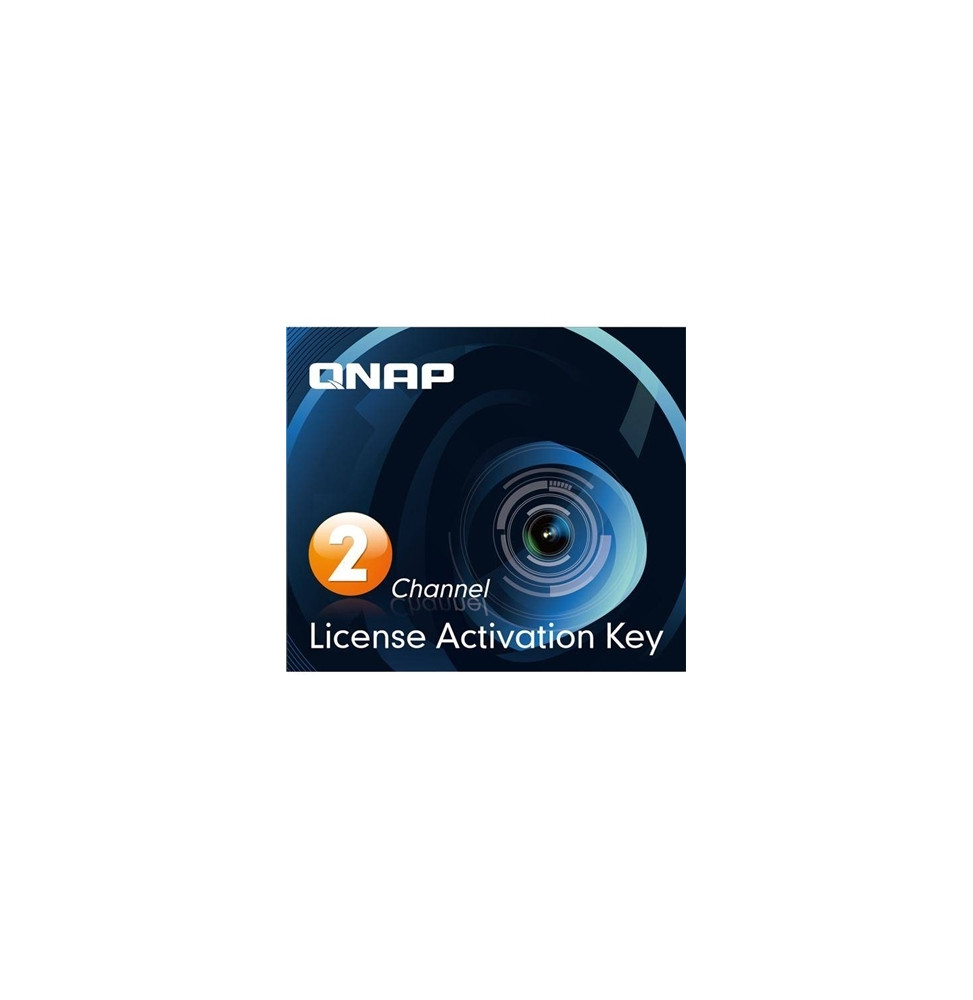  LIC-SW-SURVEILLANCE-2CH-EI LICENSE CAMERA QNAP LIC-SW-SURVEILLANCE-2CH-E