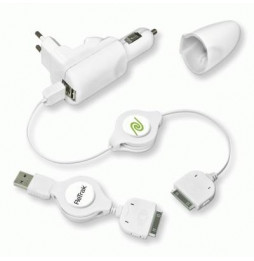  82.0036 NETZTEIL USB DA AUTO/CASA 2P RETRAK EUIPODCHG51 + 2 KABEL US