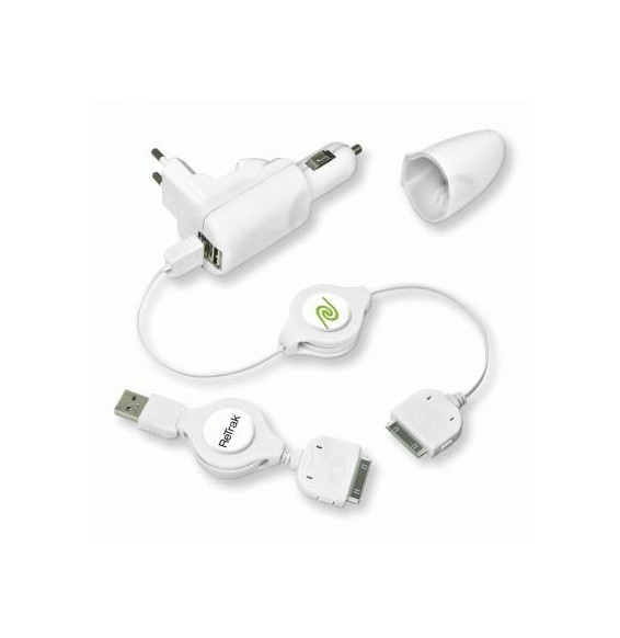  82.0036 NETZTEIL USB DA AUTO/CASA 2P RETRAK EUIPODCHG51 + 2 KABEL US