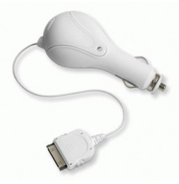  82.0038 CARICABATTERIE APPLE30PIN DA AUTO RETRAK EUIPODCHGCW KABEL 90CM 