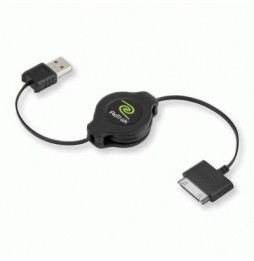  82.0039 CAVO IPOD E IPHONE USB 2.0 SYN/CHARGE RETRATTILE NERO EUIPODUSB