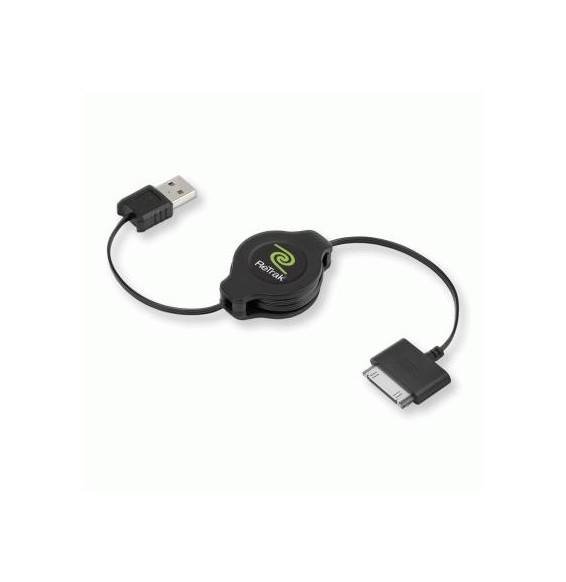  82.0039 KABEL IPOD E IPHONE USB 2.0 SYN/CHARGE RETRATTILE SCHWARZ EUIPO