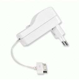  82.0041 KABEL IPOD E IPHONE USB DA CASA RETRATTILE EUIPODWALLW WEISS 