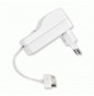  82.0041 KABEL IPOD E IPHONE USB DA CASA RETRATTILE EUIPODWALLW WEISS 