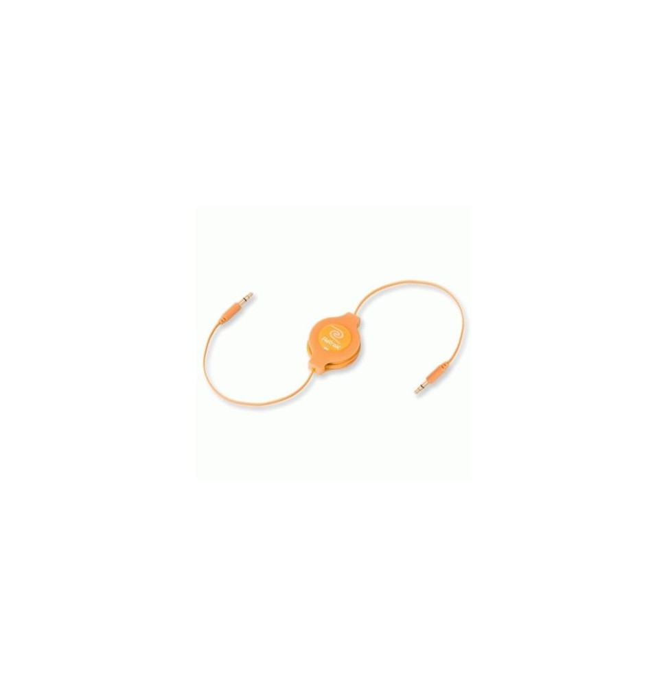  82.0056 CAVO DA 3,5MM A 3,5MM PER MP3 RETRATTILE EUCABLE35OR ARANCIO RE