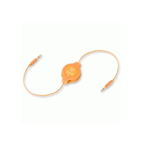  82.0056 CABLE DA 3,5MM A 3,5MM PER MP3 RETRATTILE EUCABLE35OR ARANCIO RE