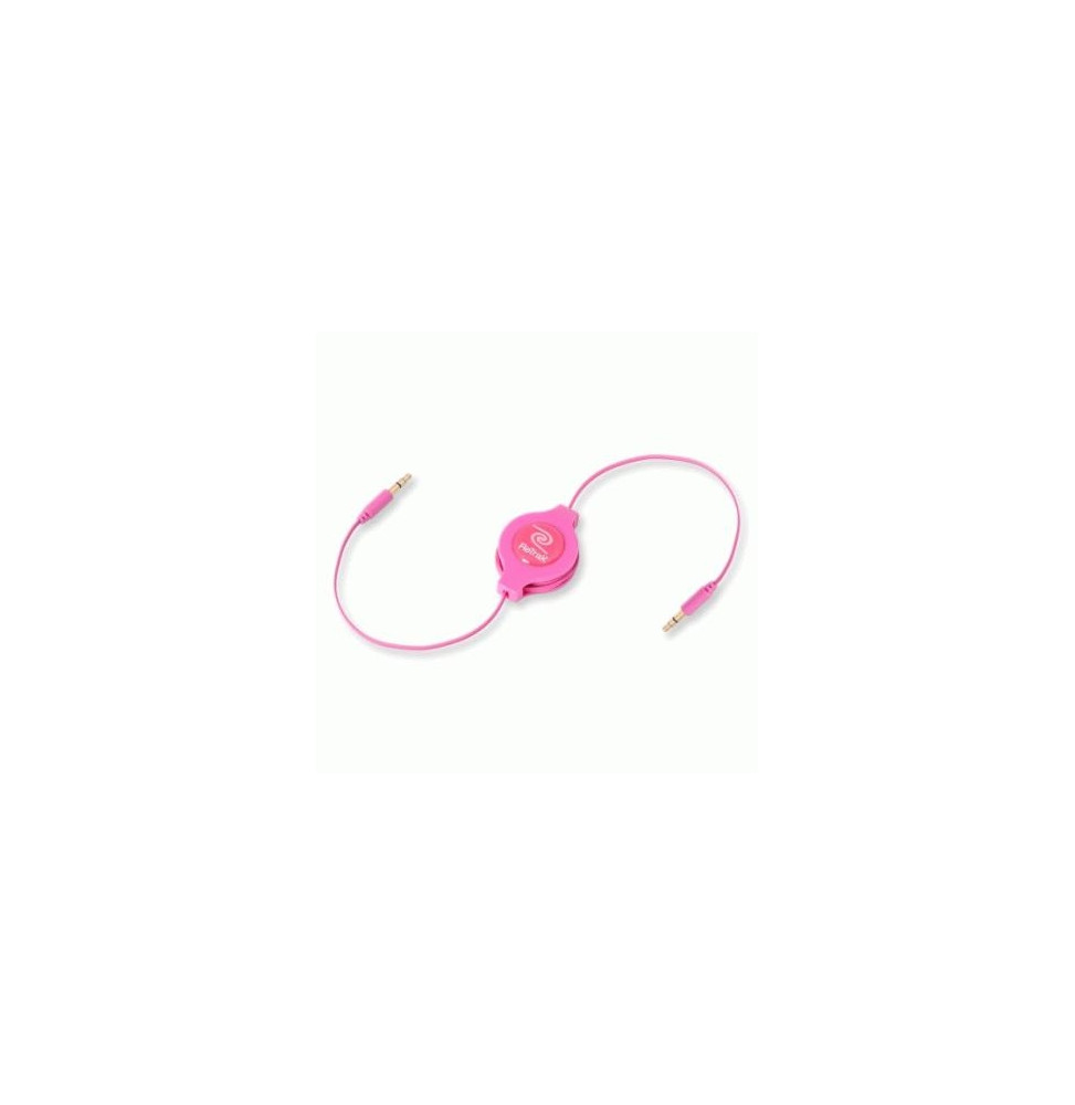  82.0057 CABLE DA 3,5MM A 3,5MM PER MP3 RETRATTILE EUCABLE35PK ROSA RET