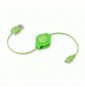  82.0060 CABLE USB 2.0 A MICRO 5-PIN RETRATTILE VERDE RETRAK EUCABLEMICGN