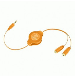  82.0076 KABEL SPLITTER RETTRATTILE PER 2 AURICOL.EUCABLESPLOR ARANCIO RE