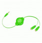  82.0078 KABEL SPLITTER RETTRATTILE PER 2 AURICOL.EUCABLESPLGN VERDE RETR