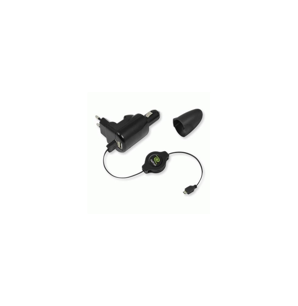  82.0086 NETZTEIL USB DA AUTO/CASA 2P RETRAK EUCHG41M5 +KABEL USB-MI