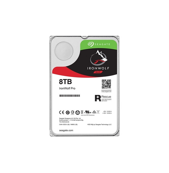  ST8000NE001 HARD DISK SATA3 3.5" X NAS 8000GB(8TB) SEAGATE IRONWOLF PRO 