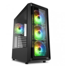  4044951030187 CABINET ATX SHARKOON TK4 RGB NERO 7SLOT 40X19X45,6CM  2X3,