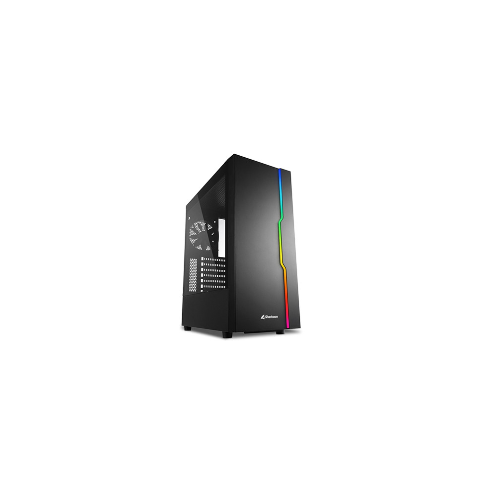  4044951029846 CABINET ATX SHARKOON RGB SLIDER NOIRE 7SLOT 40X19X45,6CM 2X