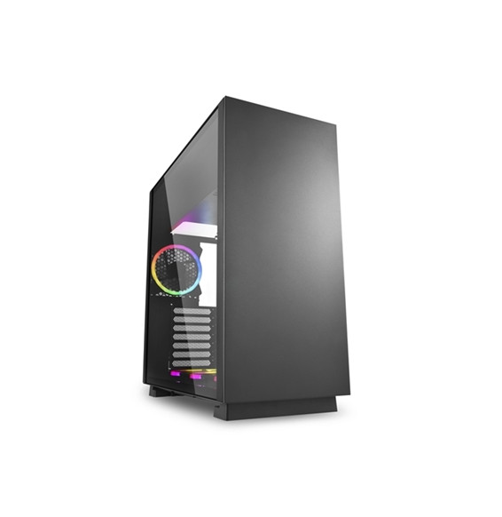  4044951026616 CABINET ATX SHARKOON PURE STEEL RGB NOIRE 7SLOT 47,4X21X47,