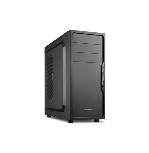  4044951016037 CABINET ATX SHARKOON VS4-V NOIRE 6SLOT 44,5X20X43CM 2X5,25"