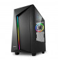  4044951030163 CABINET ATX SHARKOON REV100 RGB NOIRE 7SLOT 45,2X21,5X44,4C