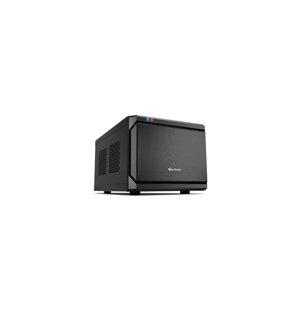  4044951016433 CABINET MINI ITX SHARKOON QB ONE SCHWARZ 2SLOT 36,8X22,5X18CM