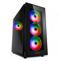  4044951029105 CABINET ATX SHARKOON TG5-PRO RGB SCHWARZ 7SLOT 45,2X21,5X46,5