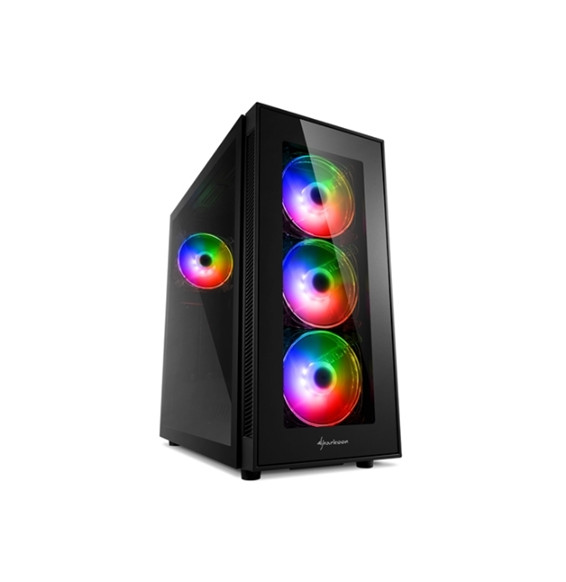  4044951029105 CABINET ATX SHARKOON TG5-PRO RGB NOIRE 7SLOT 45,2X21,5X46,5