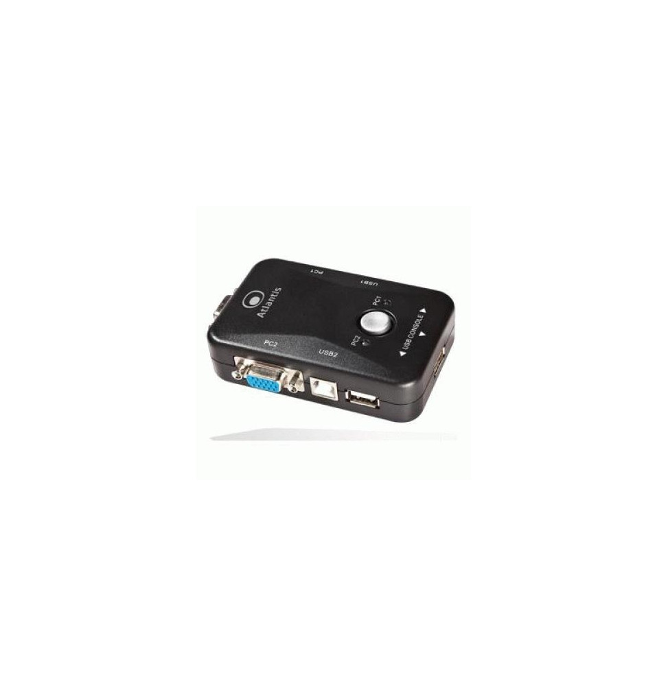  43.1722 KVM SWITCH USB ATLANTIS P021-MT200-U 2P - SUPPORTO MOUSE E TAST.