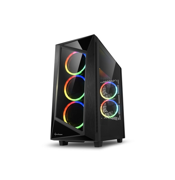  4044951028498 CABINET ATX SHARKOON REV200 RGB NERO 7SLOT 48,4X21,5X48,5C