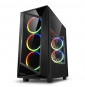  4044951028498 CABINET ATX SHARKOON REV200 RGB SCHWARZ 7SLOT 48,4X21,5X48,5C