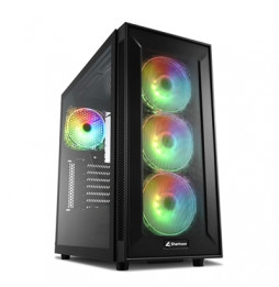  4044951032136 CABINET ATX SHARKOON TG6M RGB BLACK 7SLOT 45,2X21,5X46,5CM 