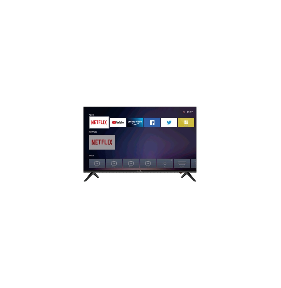  28.003 TV LED SMART-TECH 43" SMT43S10UV2L1B1 SMART-TV 4K LINUX DVB-T2/S2