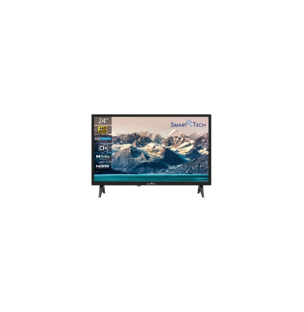  24HN10T2 TV LED SMART-TECH 24" 24HN10T2 DVB-T2/S2 HD 1366X768 BLACK CI S