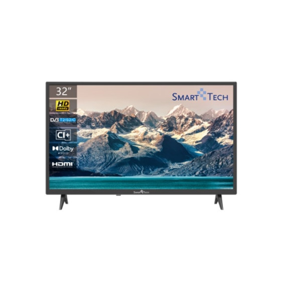  32HN10T2 TV LED SMART-TECH 32" 32HN10T2 DVB-T2/S2 HD 1366X768 BLACK CI S