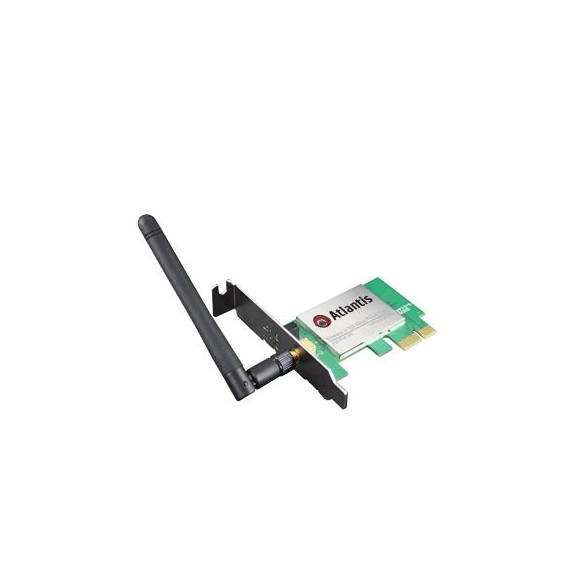  43.752 WIRELESS 150M LAN PCI EXPRESS ATLANTIS A02-PCIE-WN 802.11BGN ANTE