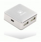  43.8691 HUB MINI USB2.0 4P ATLANTIS P014-UH28 BLANCO/SILVER - EAN 80269