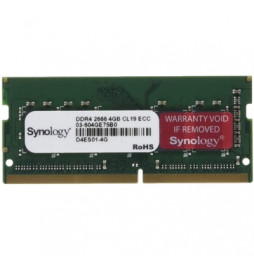  D4ES01-4G MODULO MEMORIA DR4 ECC UNBUFFERED SODIMM SYNOLOGY D4ES0