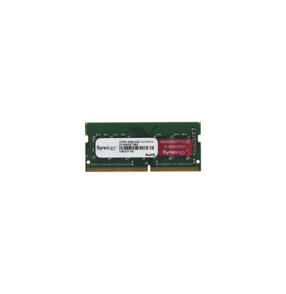  D4ES01-4G MODULO MEMORIA DR4 ECC UNBUFFERED SODIMM SYNOLOGY D4ES0