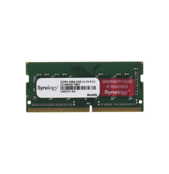  D4ES01-4G MODULO MEMORIA DR4 ECC UNBUFFERED SODIMM SYNOLOGY D4ES0