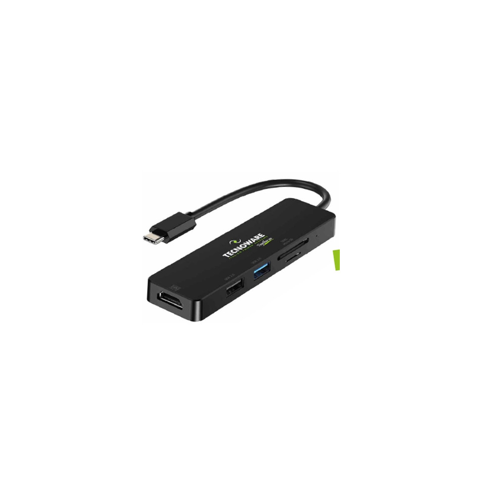  39.4524 HUB DOCKING STATION USB TYPE-C TECNOWARE FHUB17693 1X HDMI + 1