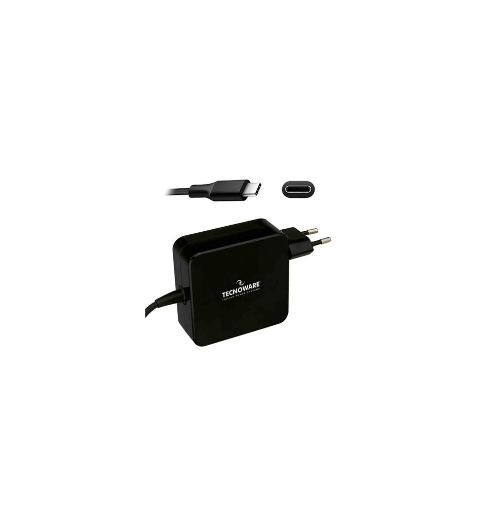  39.4527 POWER SUPPLY USB-C DA CASA TECNOWARE FAU17563 BLACK IN100/240V OU