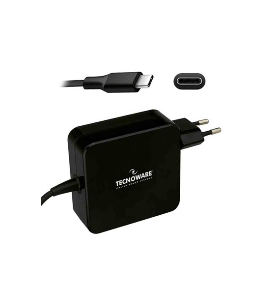  39.4527 FUENTE DE ALIMENTACIÓN USB-C DA CASA TECNOWARE FAU17563 BLACK IN100/240V OU