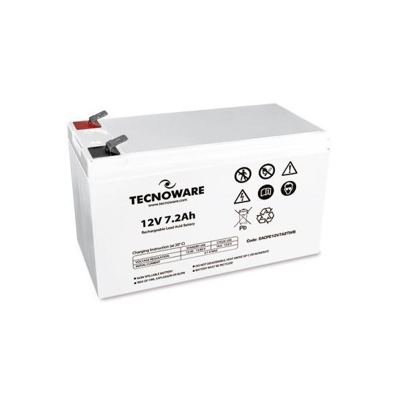  42.5326 BATTERIA X UPS/ANTIFURTI/ETC. 12V  7.2AH TECNOWARE - EACPE12V7A2