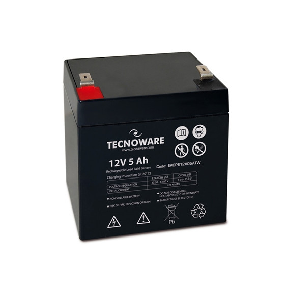  42.5332 BATTERY X UPS/ANTIFURTI/ETC. 12V  5.0AH TECNOWARE - EACPE12V