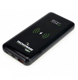  46.1508 POWERBANK TECNOWARE 10.000MAH FPB17608 NOIRE INMICROUSB+TYPE-C - 