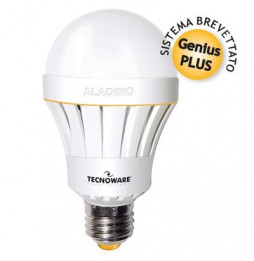  98.101 LAMPADA A LED CON BATTERIA TECNOWARE ALADINO FLED17320 E27 GLOBO