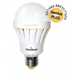  98.102 LAMPADA A LED CON BATTERIA TECNOWARE ALADINO FLED17321 E27 GLOBO(