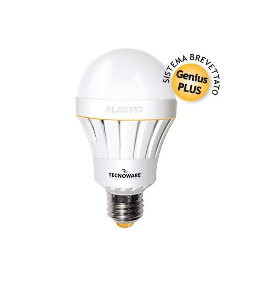  98.102 LAMPADA A LED CON BATTERIA TECNOWARE ALADINO FLED17321 E27 GLOBO